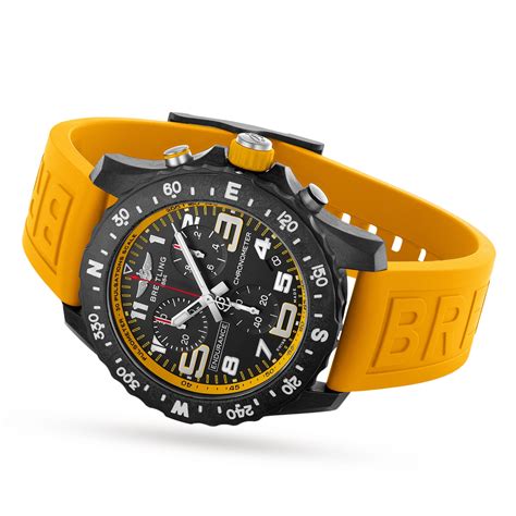 breitling watch yellow strap|Breitling watch straps for sale.